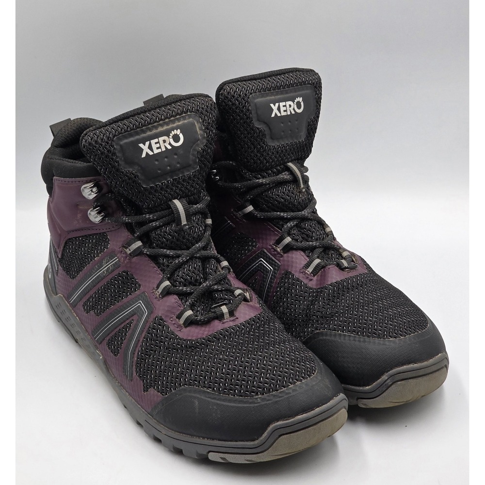 Xero Shoes Xcursion Fusion Women's Fig Purple Waterproof Hiking Boots Sz 9